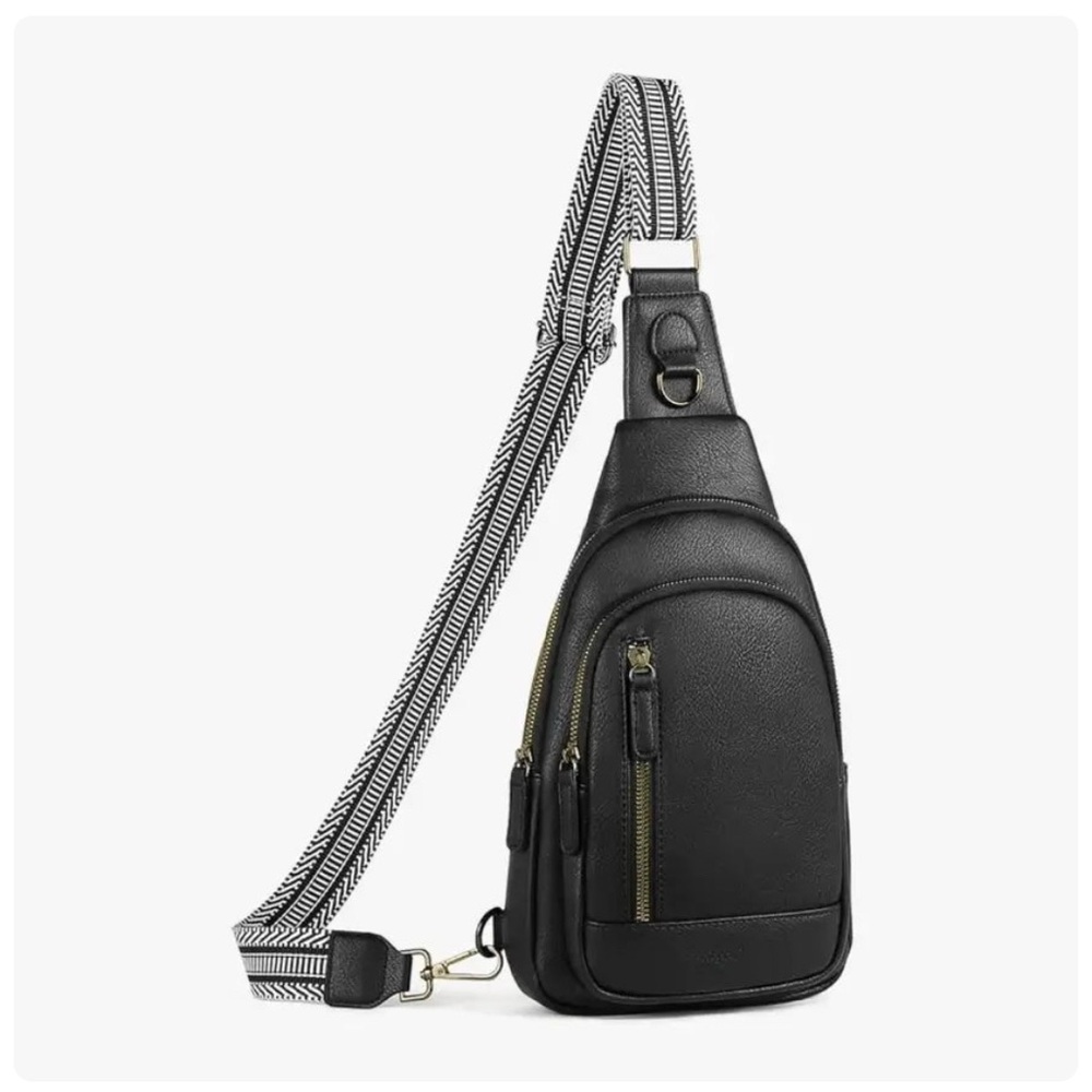 Black womens crossbody  Bag